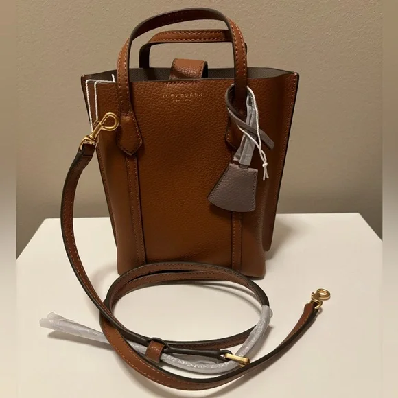 NWT Tory Burch Perry Mini N/S Crossbody Tote - Picture 4 of 8